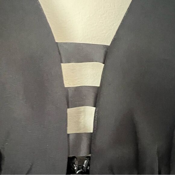 Charlotte Russe Y2K Whimsygoth Witchcore Black Asymmetrical Hem Sleeveless Dress - Picture 15 of 15